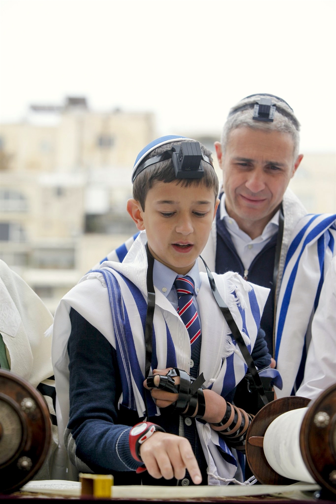 A young man has his Bar Mitzvah (Son of the Commandment) in Jerusalem. (Ministry of Tourism photo by Jonathan Sindel) A young man has his Bar Mitzvah (Son of the Commandment) in Jerusalem. (Ministry of Tourism photo by Jonathan Sindel)