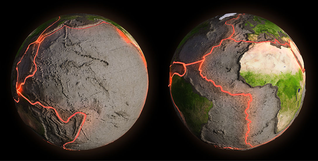 earth fault lines