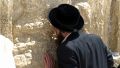 Orthodox Jewish man-praying-Western (Wailing) Wall