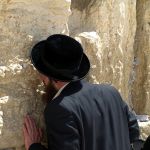 Orthodox Jewish man-praying-Western (Wailing) Wall