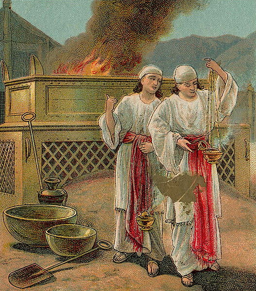 The Sin of Nadav and Avihu-Providence Lithograph Co.