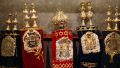 Torah scrolls