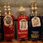 Torah scrolls