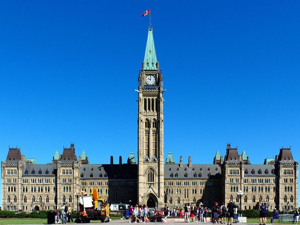 Centre Block-Parliament Hill-Ottawa-Canada