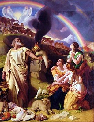 Noah's Sacrifice, by Daniel Maclise