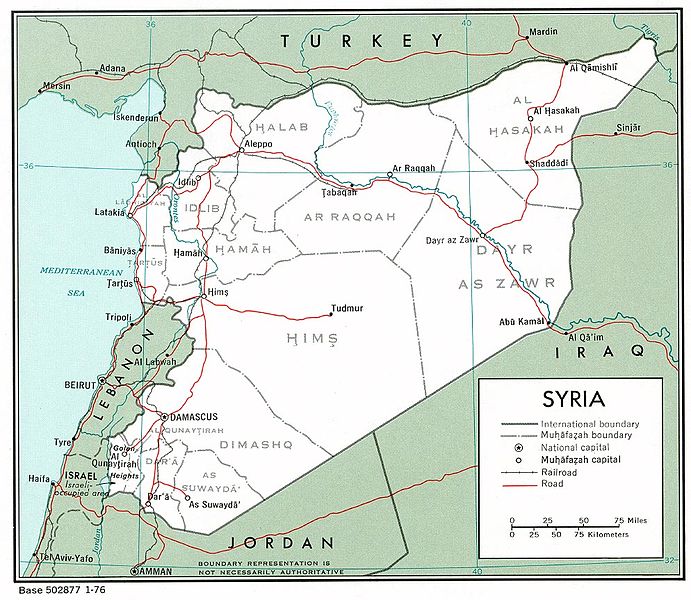 Lebanon-Israel-Syria-Iran proxies-map