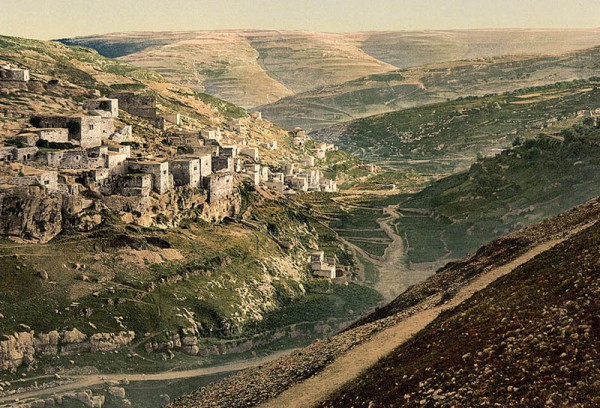 Silwan-late 19th century-cave tombs