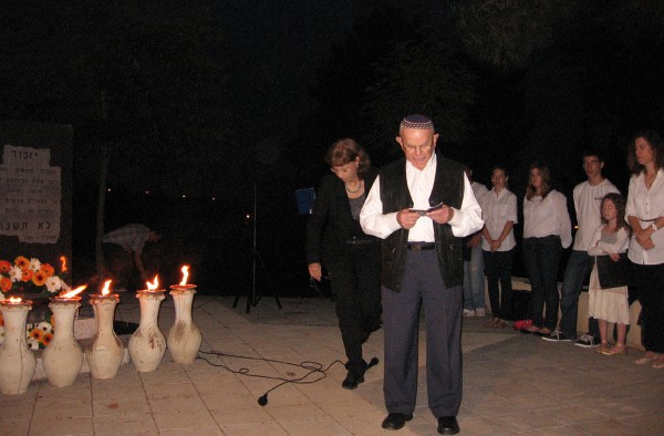 Holocaust survivor- Yom HaShoah ceremony