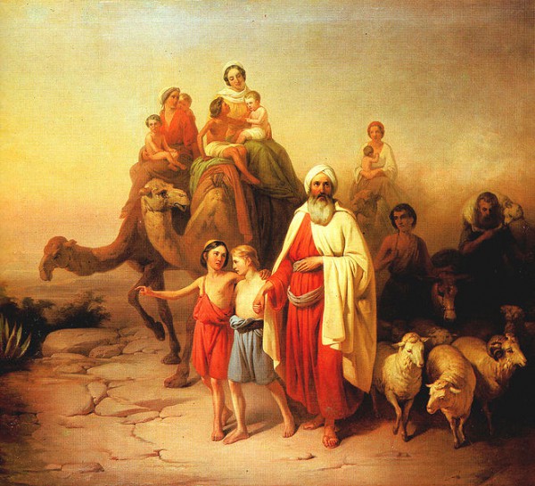 Abraham's Journey from Ur to Canaan, by Jozsef Molnar