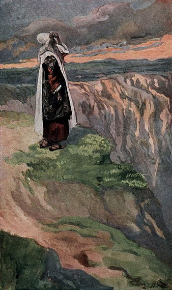 Moses Sees the Promised Land from a Distance-James Tissot