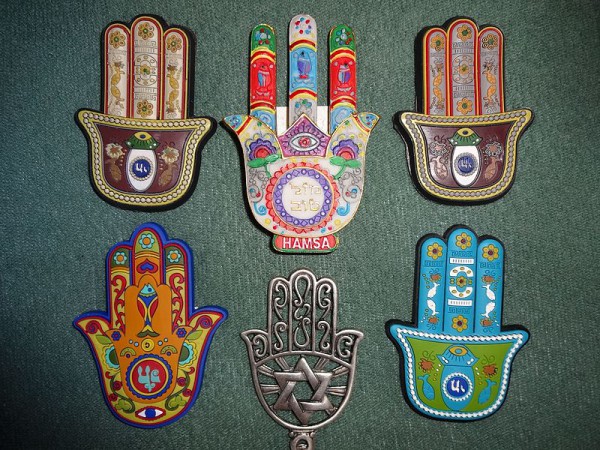 hamsa-palm-shaped amulet