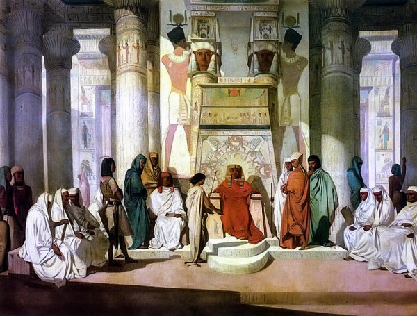 Joseph Explaining Pharaoh's Dream-Jean Adrien Guignet