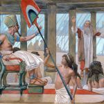 Moses Speaks to Pharaoh-James Tissot