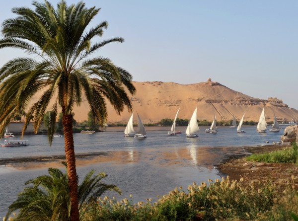 sailboats-Nile River-Egypt