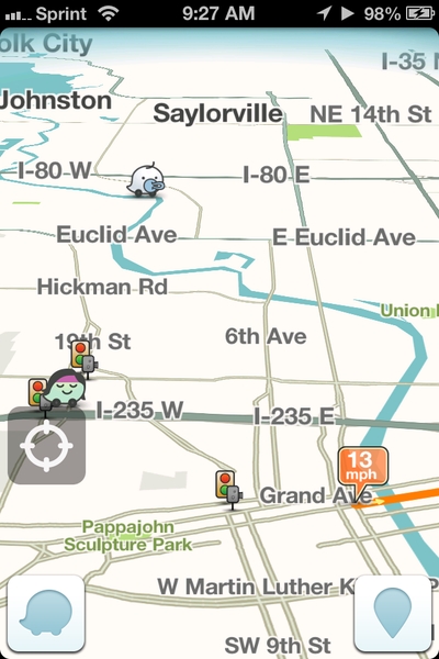 Waze app-acquired by Google-GPS-application for mobile devices