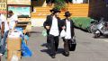 Italy-Rome-Orthodox Jewish men