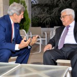 Peace talks-John Kerry with Mahmoud Abbas