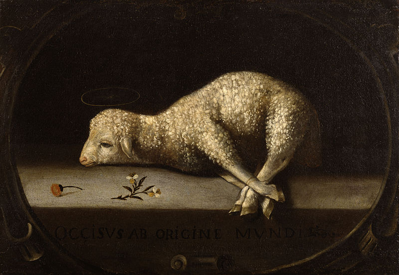 The Sacrificial Lamb-Josefa de Obidos-Josefa de Ayala