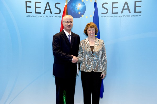 Hamdallah-Ashton-Brussels-EU-Palestinian Assistance Package