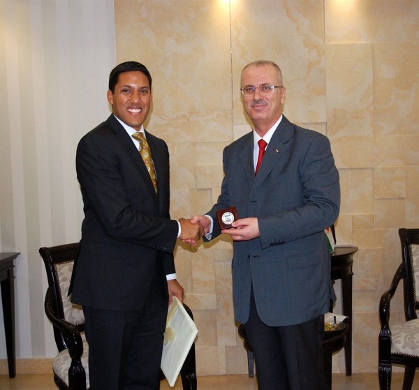 Administrator Raj Shah-Palestinian Prime Minister-Rami Hamdallah-USAID programming
