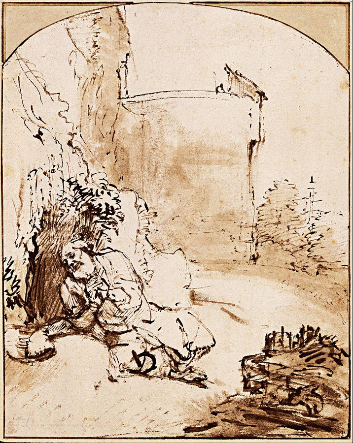 The Prophet Jonah The Prophet Jonah Before the Wall of Nineveh, by Rembrandt