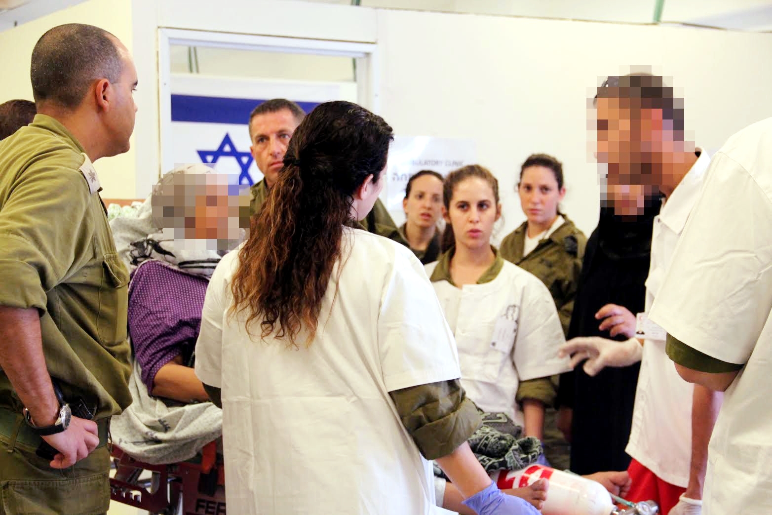 IDF field hospital treats Palestinian