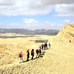 Israel-National-Trail-Big-Crater-edge-Negev-desert