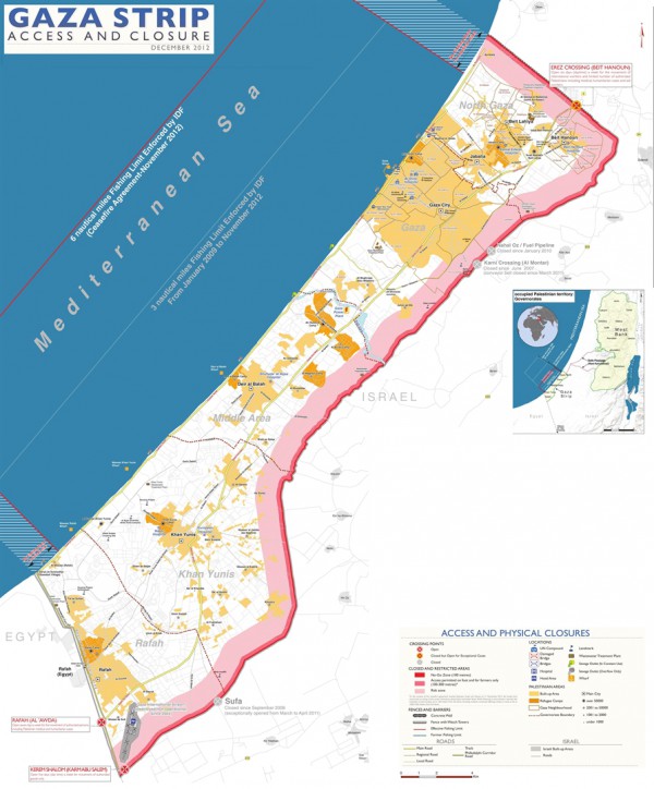 Access and closure in the Gaza Strip.