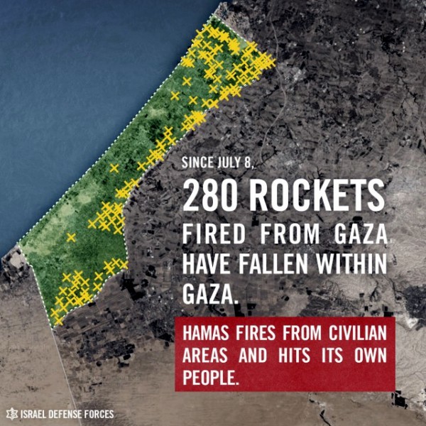 Hamas rockets fall 