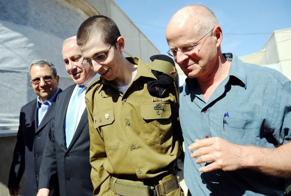 Gilad-Shalit-adbucted-Hamas militants-Gaza-tunnel-reunited-father