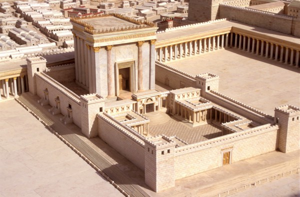 A model in Jerusalem of the Second Temple