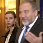 Foreign Affairs-EU-Israel-Federica Mogherini-press conference-Avigdor Liberman-Jerusalem- November 7, 2014