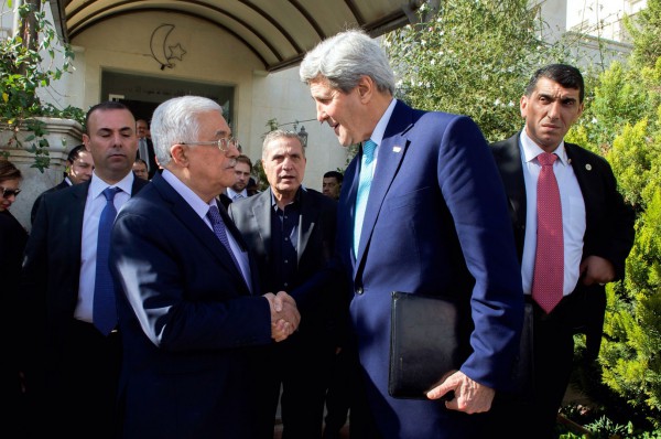 US Secretary of State John Kerry-PA President Mahmoud Abbas-Amman-Jordan