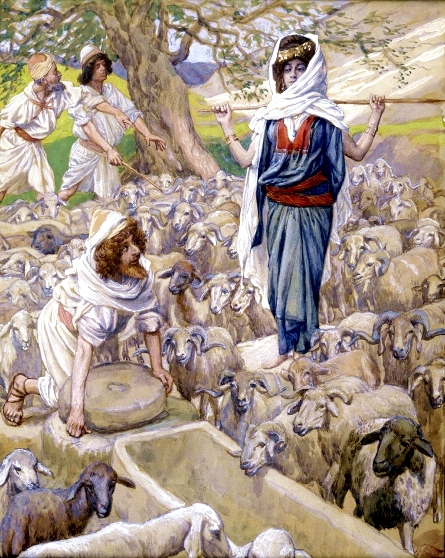 Jacob and Rachel at the Well, by James Tissot