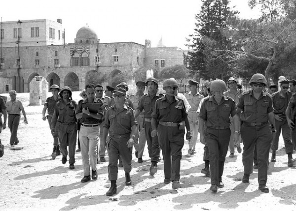 Soldiers in Reunited Jerusalem 1967