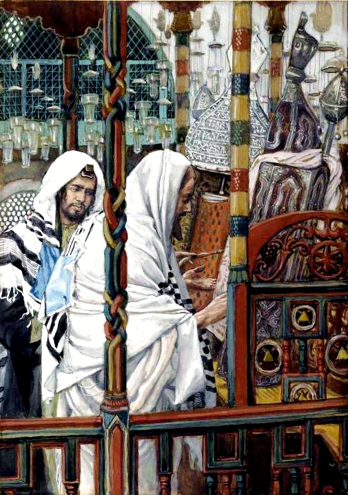 Jesus_Teaches_in_the_Synagogues_Jesus_enseigne_dans_les_synagogues Yeshua Teaches in the Synagogue, James Tissot