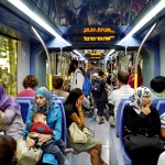 Jerusalem Light Rail_Arab and Jewish passengers_multicultural_Israel_commuting