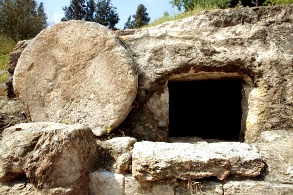 The empty tomb.