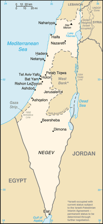 Map-Israel