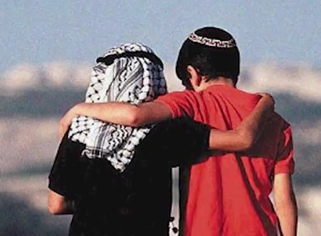 Arm in Arm-friendship-Arab-Jewish-children