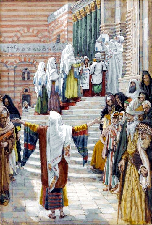 The Presentation of Yeshua in the Temple, by James Tissot