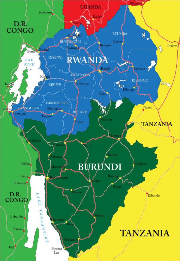 Rwanda_Sub-Sahara Africa_map