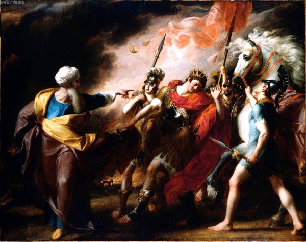 Saul Reproved by Samuel, by John Singleton Copley