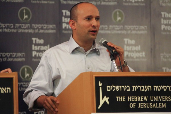 Naftali Bennett (The Israel Project photo by Mati Milstein)