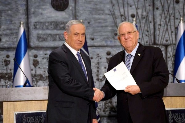 Rivlin-Netnayahu-PM releases PA tax revenue after being re-elected