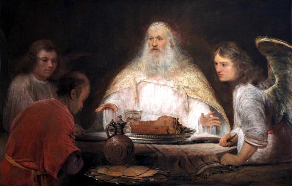 Abraham and the Angels-Aert de Gelder