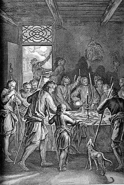 The Israelites Eat the Passover