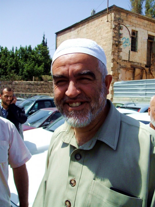 Raed Salah Abu Shakra, leader of the northern branch of the Islamic Movement in Israel.