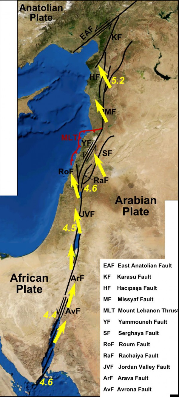 Dead Sea Rift-earthquake