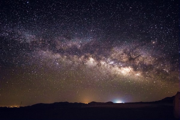 The Milky Way Galaxy over Israel's Negev Desert